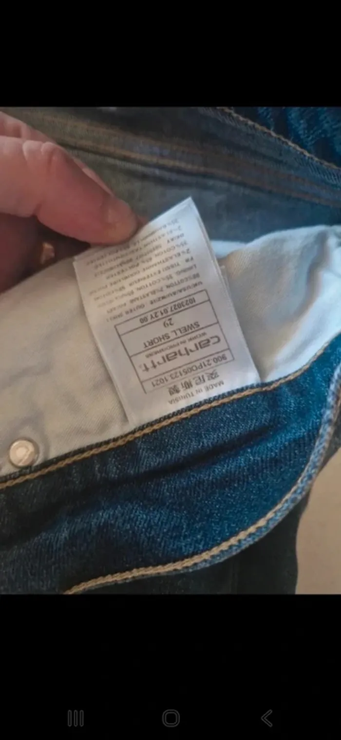 Short en jeans swell short taille m très bon etat - photo numéro 4