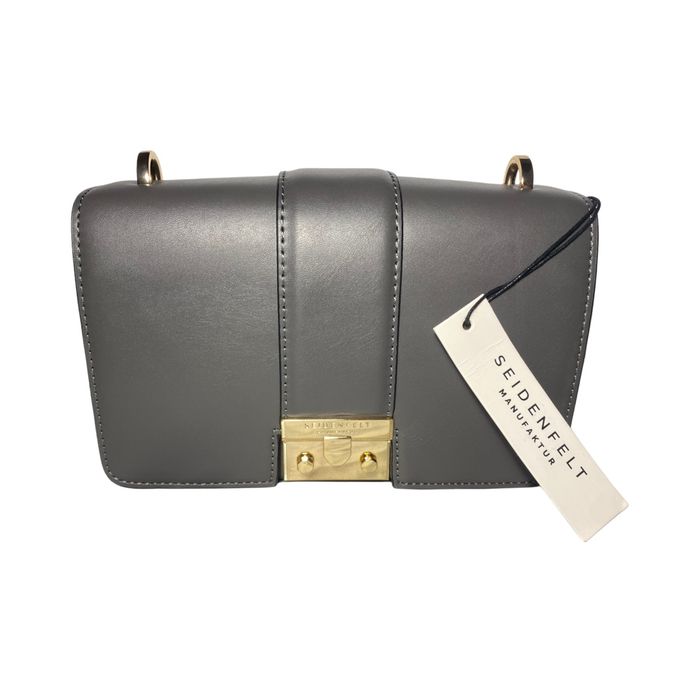 👜Sac bandoulière Seidenfelt Manufaktur – Gris anthracite élégant - photo numéro 2