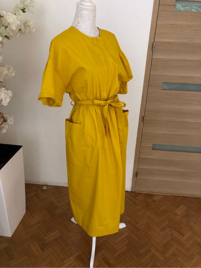 Robe jaune Zara neuve taille S - photo numéro 4