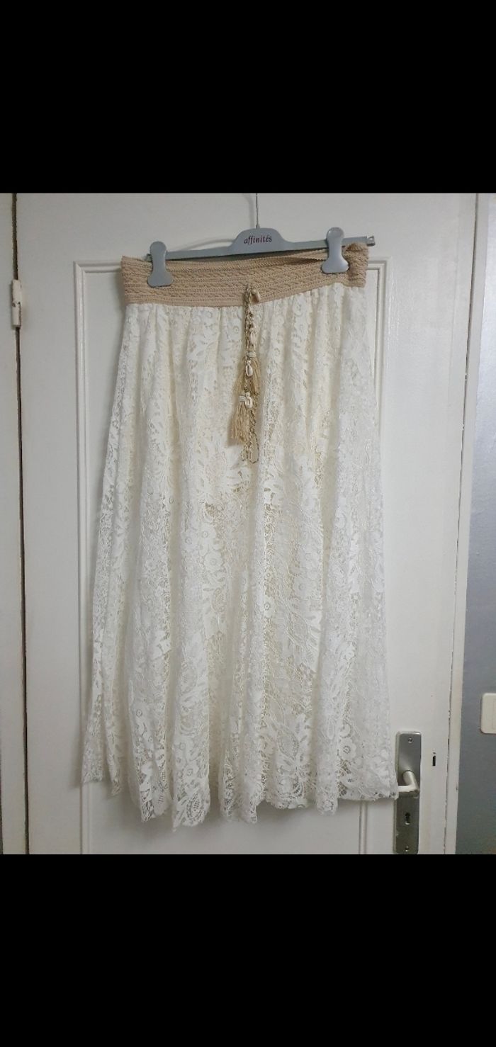 Pantalon dentelle