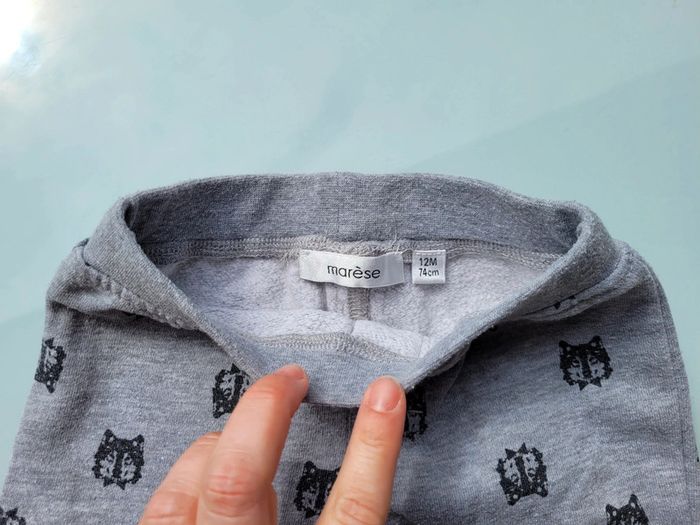 Joli Jogging 2 pièces Marése, 12/18 mois gris et noir (26) - photo numéro 8