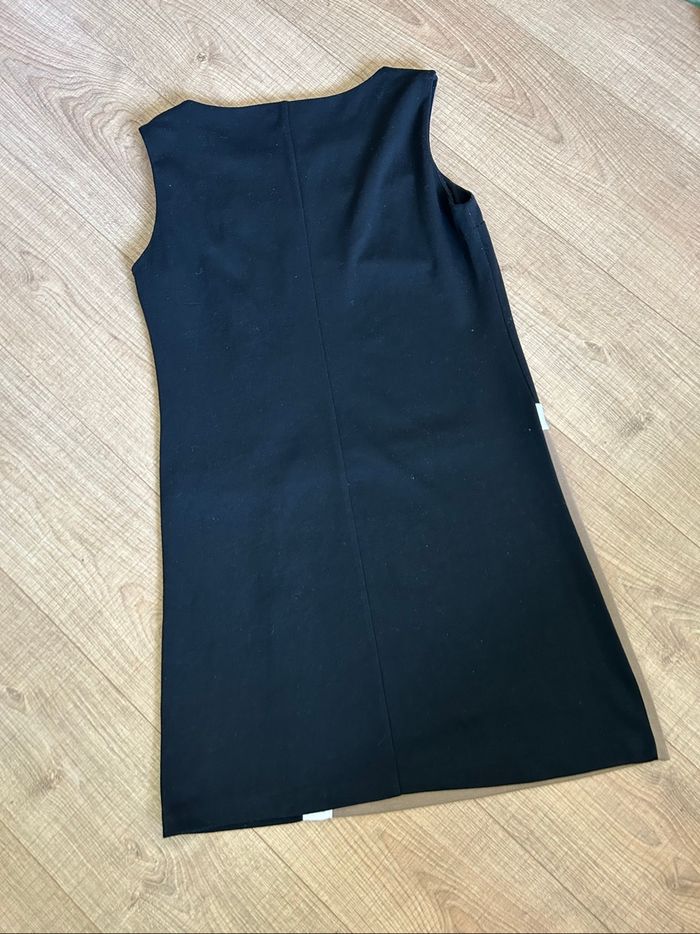 Robe noire et marron sans manches Anna Field taille 40 état satisfaisant - photo numéro 8