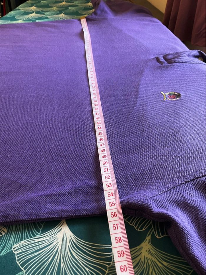 Polo violet pour homme Tommy Hilfiger taille M 020 - photo numéro 6