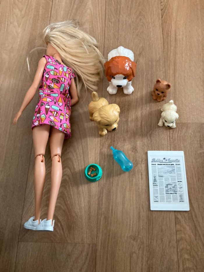 Coffret barbie et ses chiens - photo numéro 3