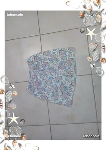 Jupe chippawa fleurie 12 ans