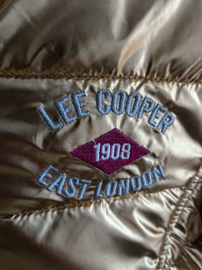 Manteau doudoune dorée Lee Cooper 14 ans - photo numéro 5