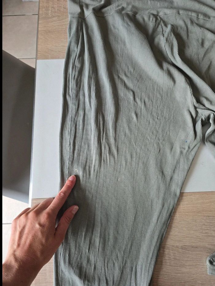 Ensemble pyjama maternité vert pastel - photo numéro 6