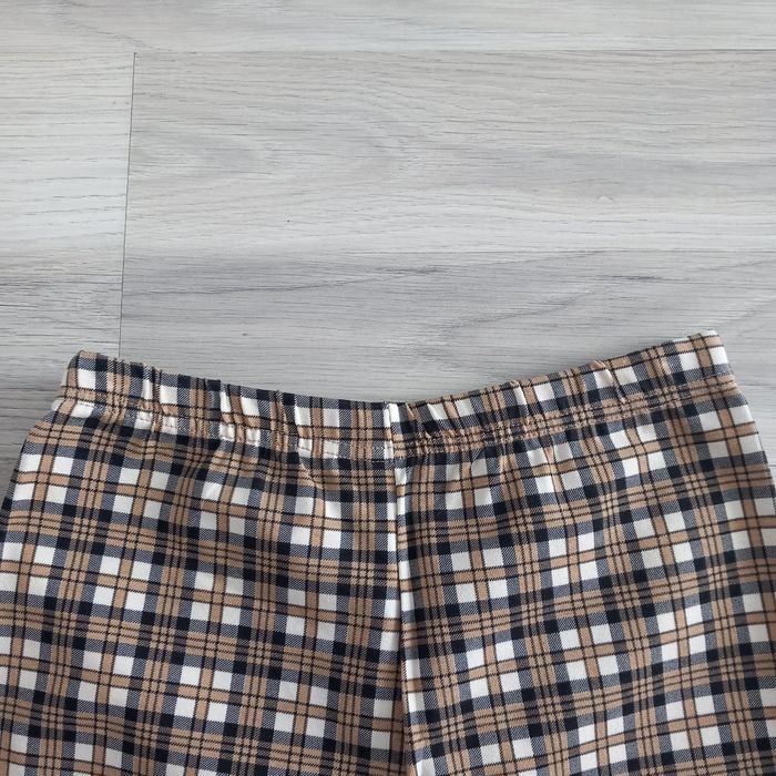 Pantalon femme vintage à motifs à carreaux Halogène taille 38 - photo numéro 2