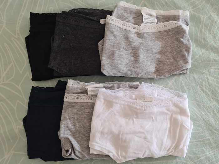 Shorty de grossesse (lot de 6)