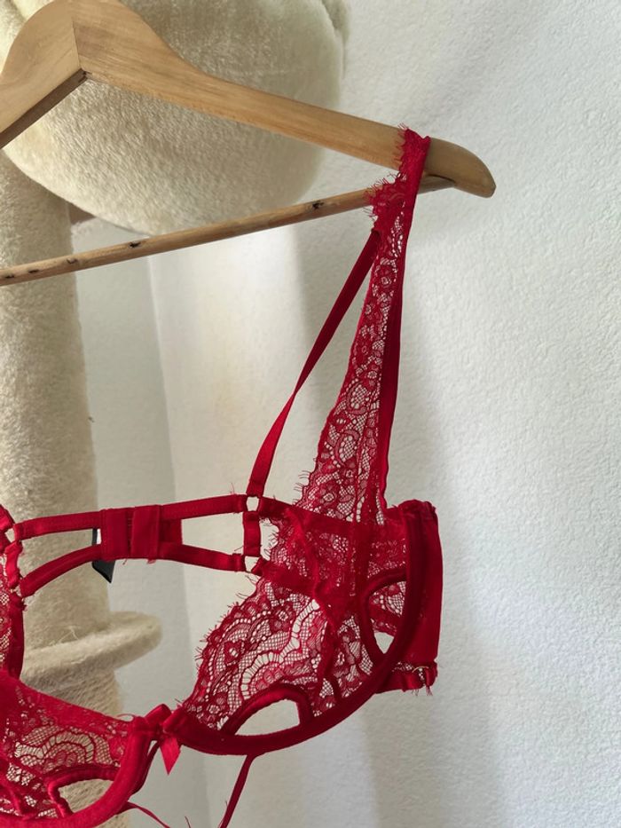 Ensemble lingerie Hunkemoller - rouge - photo numéro 2
