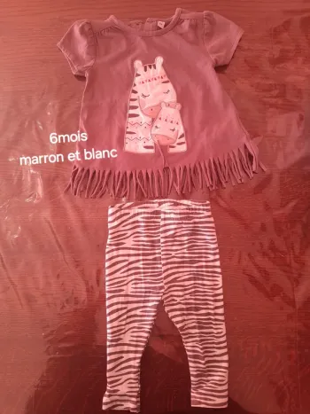 Ensemble fille 6m
