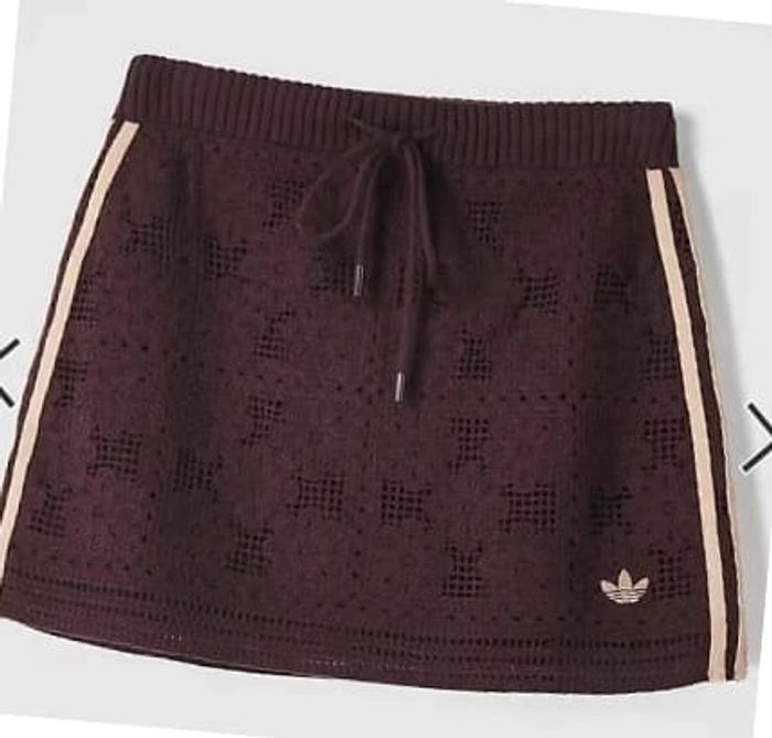Mini-jupe en maille crochetée adidas Originals x ASOS - photo numéro 2