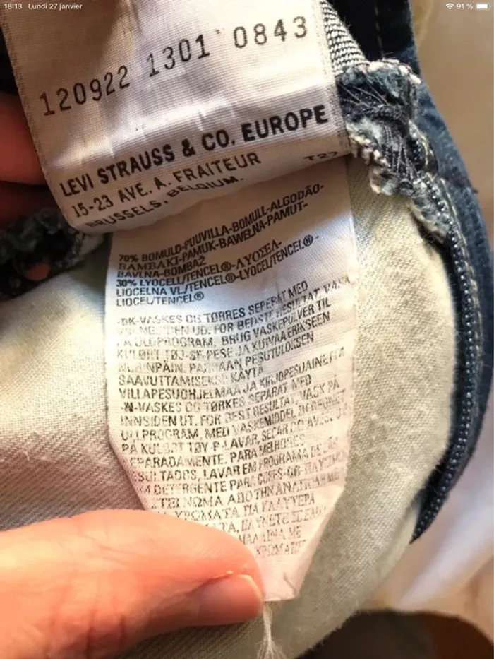Jupe Levi’s en jean taille 34 - photo numéro 14