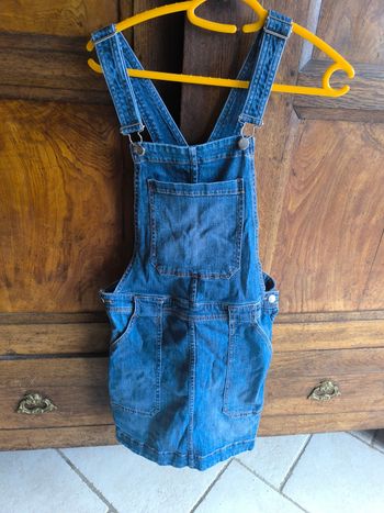 Robe salopette en jean