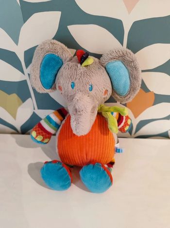Doudou éléphant tex