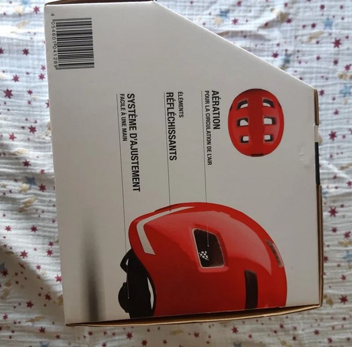 Casque de vélo / trotinette rouge Crivit pour enfant 51-56cm S/M - photo numéro 3