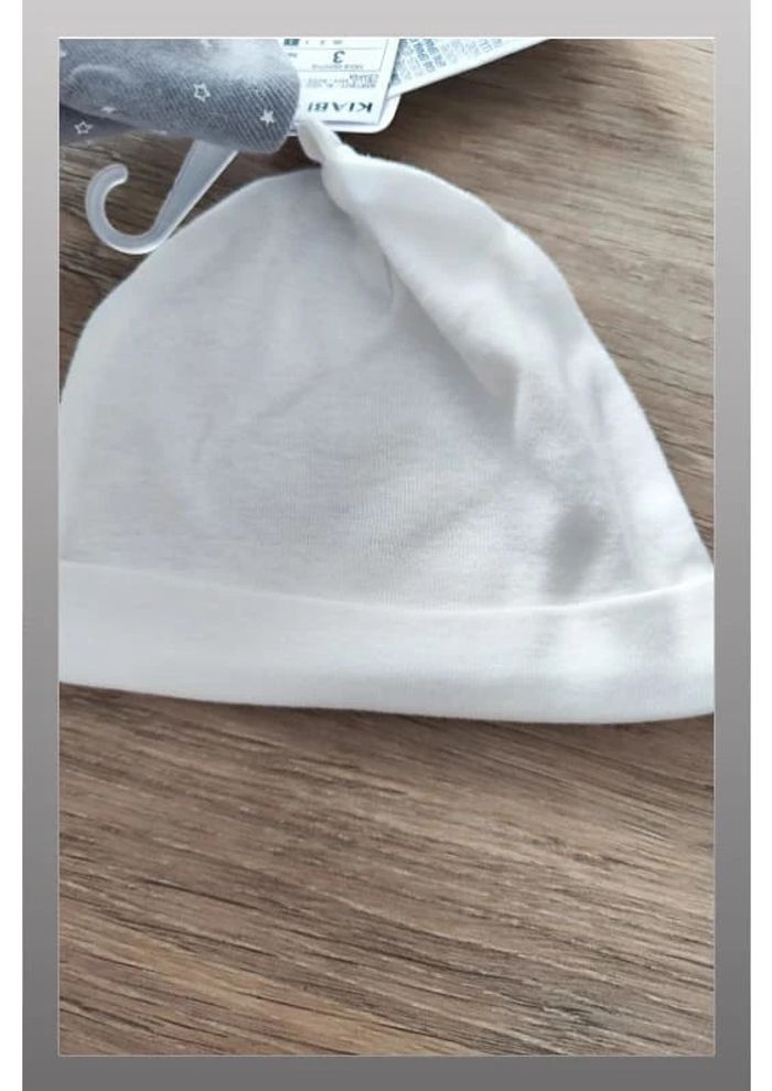 Lot de 2 bonnets Taille 3 mois 56/62 cm kiabi - photo numéro 3