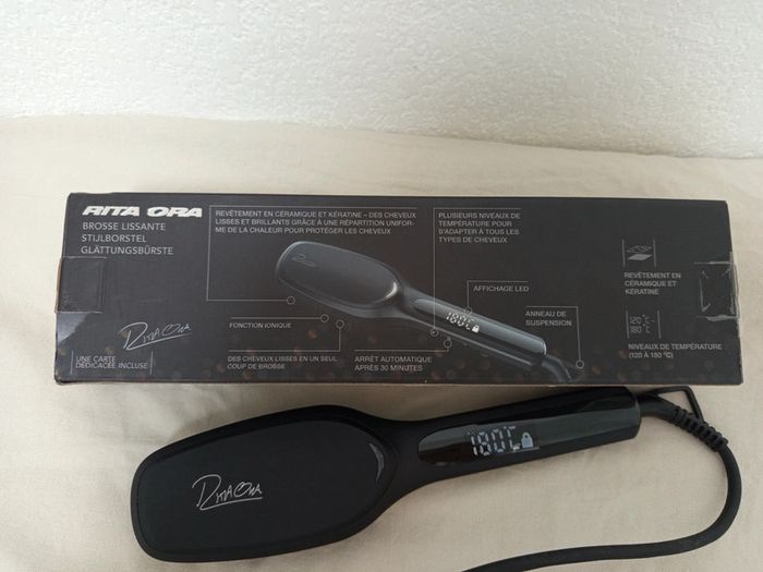 Brosse lissante 2 en 1 lisseur & brosse neuve - photo numéro 9
