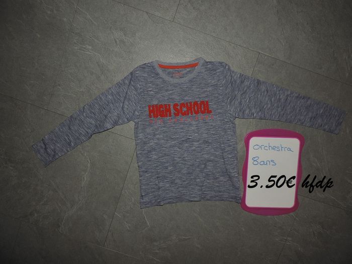 tee shirt orchestra taille 8 ans