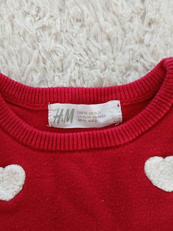 Pull coeur 2 ans - photo numéro 3