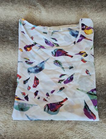 Blouse oiseaux neuve taille 42 XL