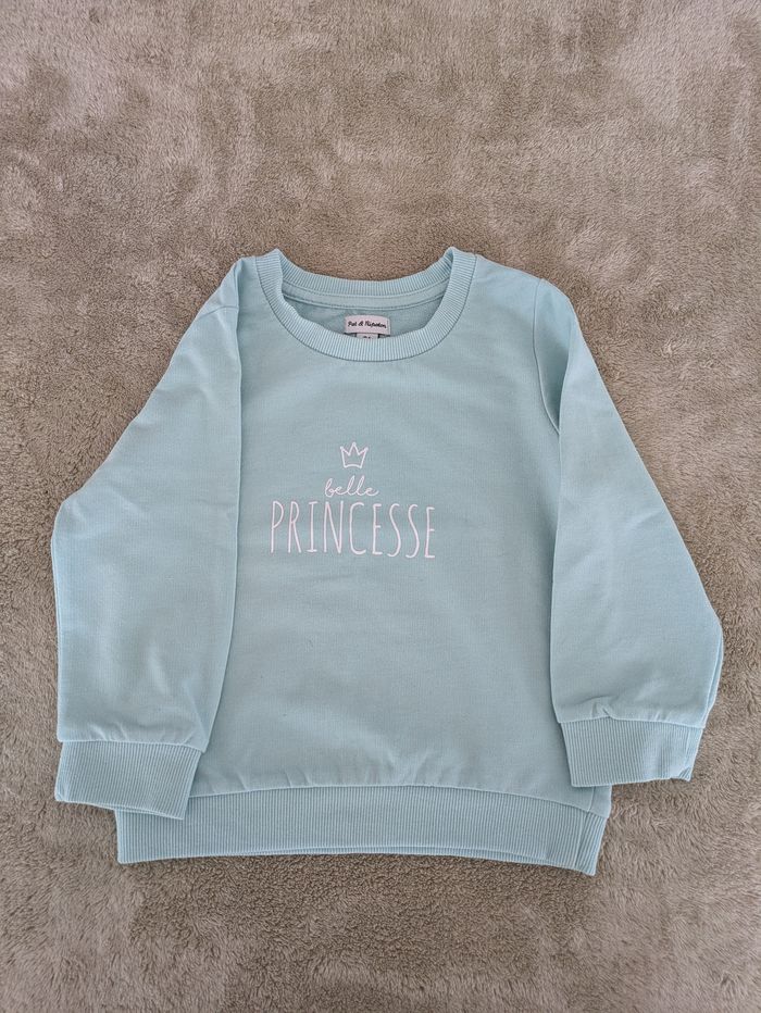 Magnifique Sweat Fille "Belle Princesse"