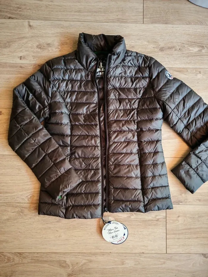 Doudoune légère jott S couleur taupe Cha