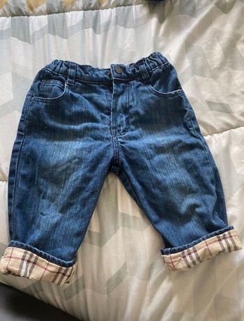 Jean burberry tartan 6 mois garcon