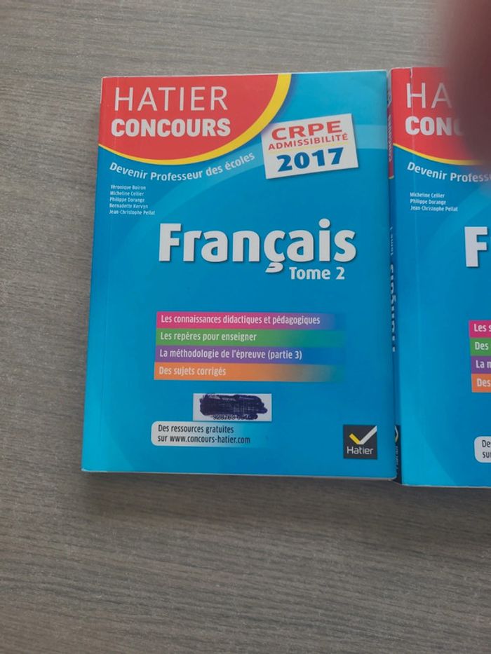 Lot de 2 livres epreuves crpe - photo numéro 3