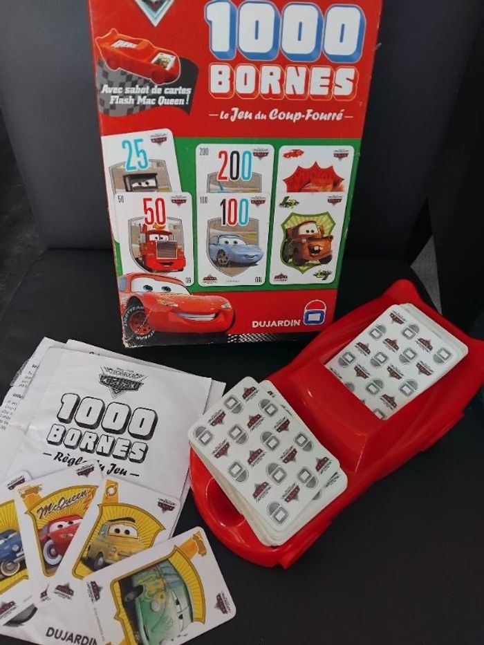 Jeu Mille bornes Cars, Dujardin