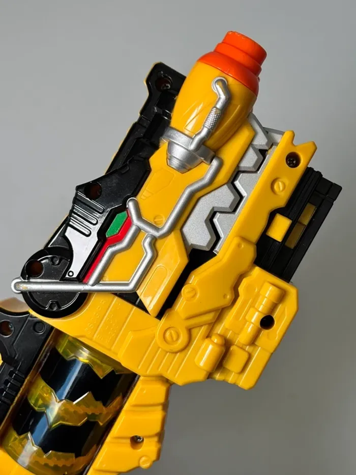 Power Rangers Dino Charge Morpher Blaster Gun Jaune - photo numéro 3