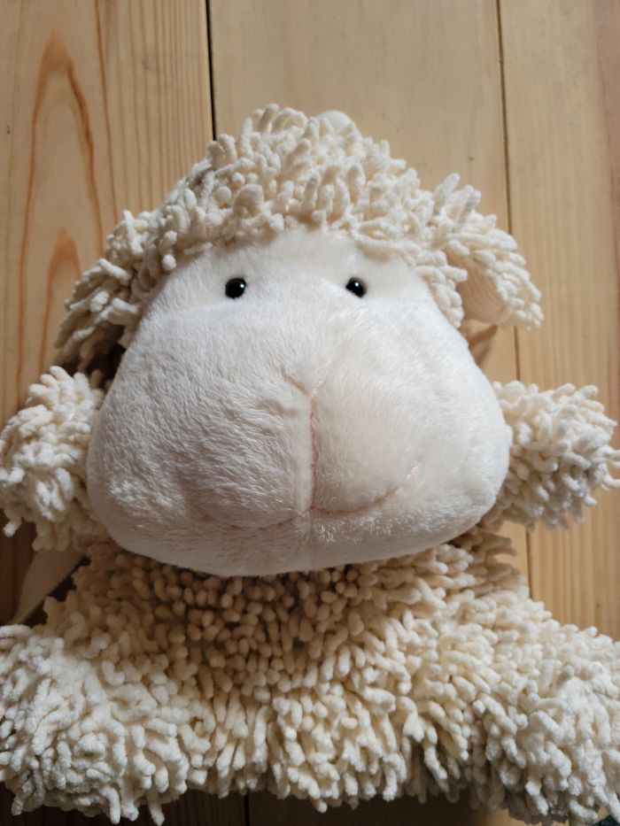 Sac à dos mouton en peluche - photo numéro 3