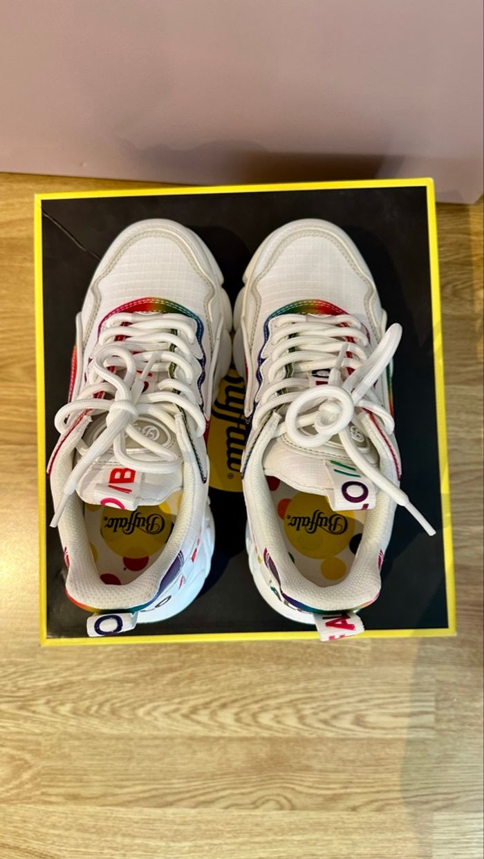 Buffalo Vegan White / Rainbow taille 37 neuve - photo numéro 8