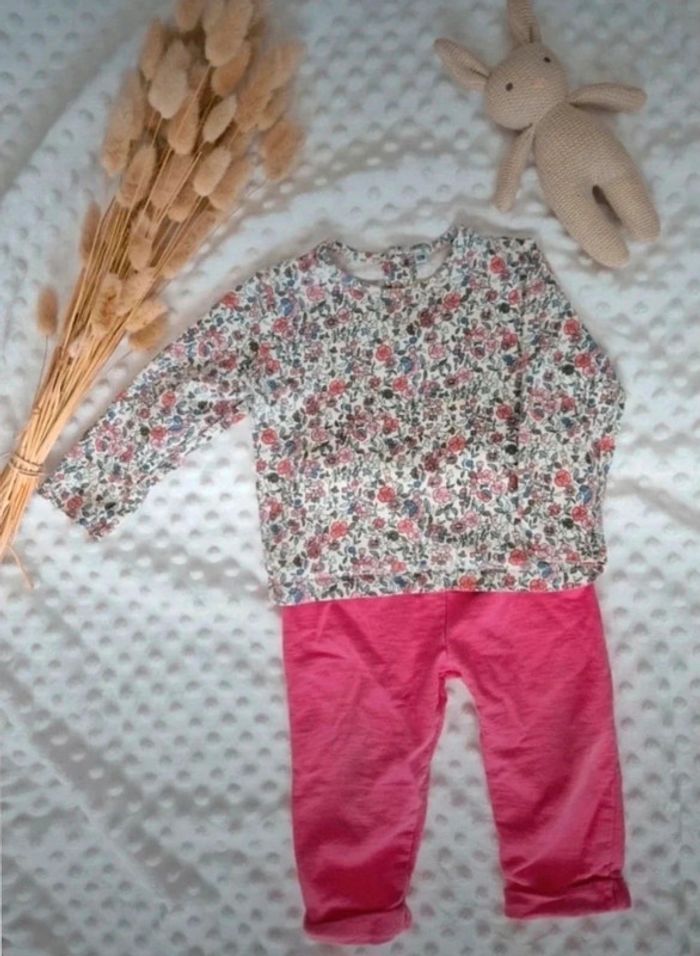 Jolie ensemble fille 12 mois