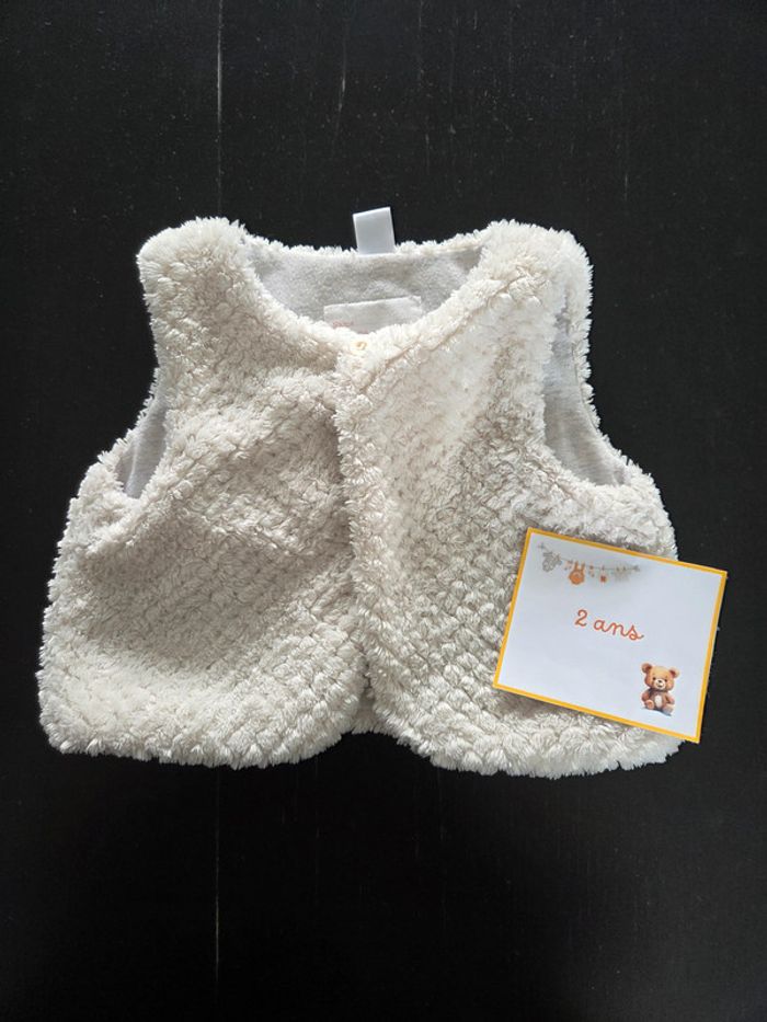 Gilet sans manches 2 ans