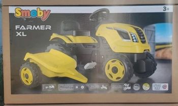 Tracteur Smoby Farmer XL Neuf.