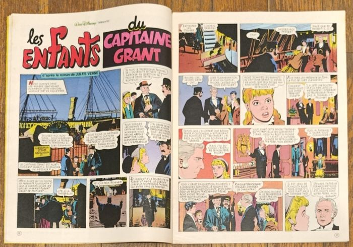 Ancien Journal de Mickey avec cadeau Dossier Formule 1 Poster + vignettes N°1468 1980 vintage - photo numéro 8