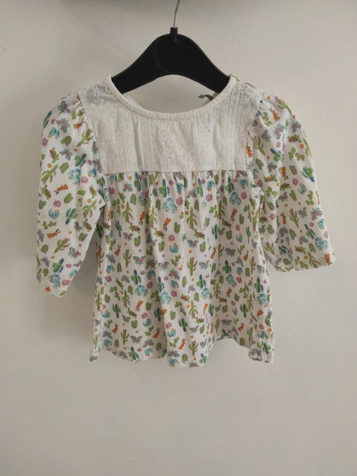 Tunique fille cactus 18 mois