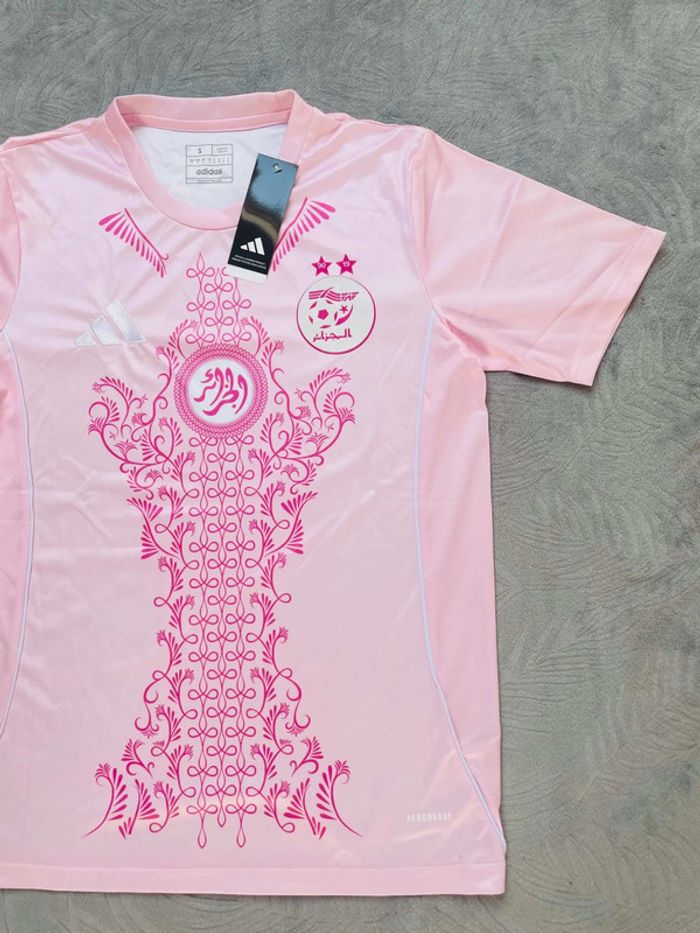 Maillot concept foot Algérie rose taille S - photo numéro 3