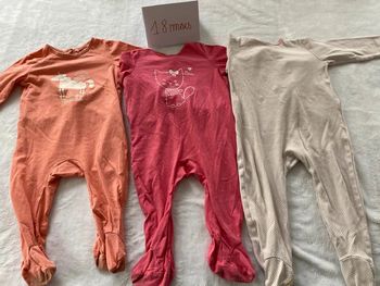 Lot de trois pyjamas, 18 mois