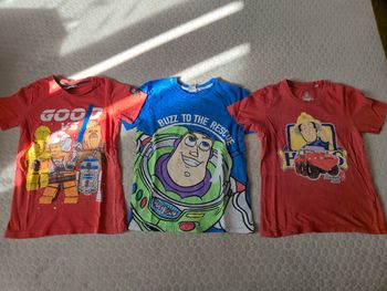 Lot 3 t-shirts mc garçon été