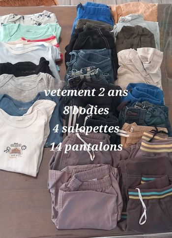 Vêtements garçons 2 ans