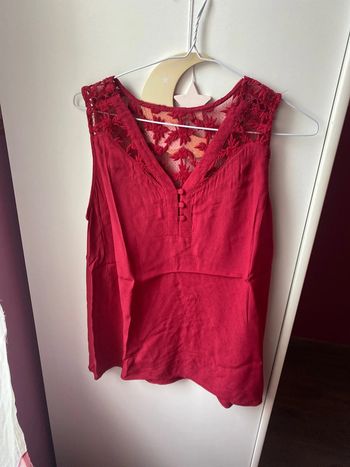 Debardeur dentelle naf naf taille 38