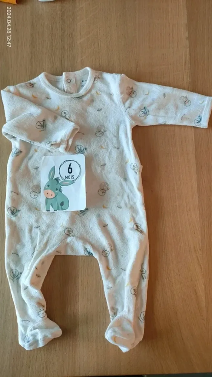 Pyjama chaud 1 pièce