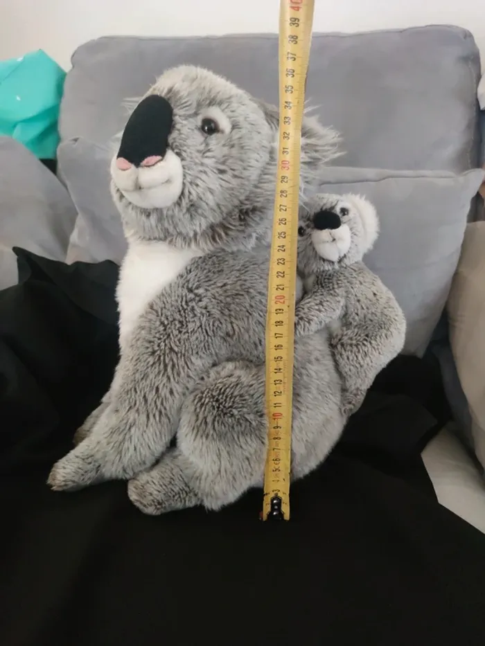 Peluches coala avec sa bébé