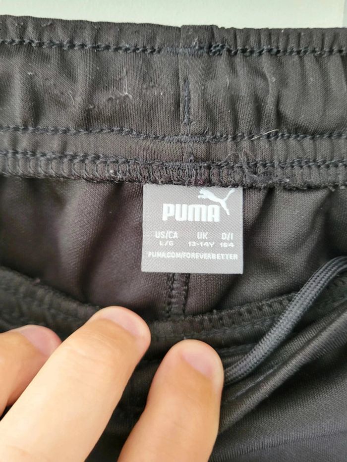 Pantalon de Jogging Noir Puma – Taille 13/14 Ans – Très Bon État - photo numéro 4