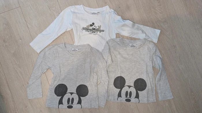Maillots manches longues coton Mickey Mouse - photo numéro 2