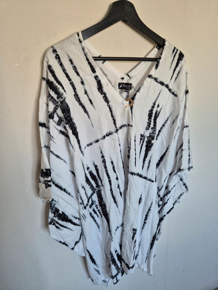Blouse blanc du Nil taille unique - photo numéro 2