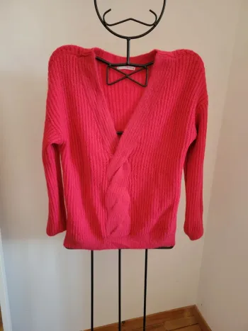 Pull rose femme