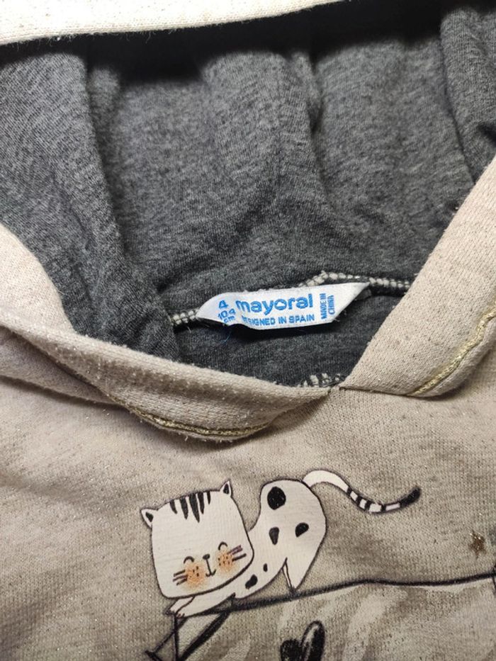 Pull fée licorne Mayoral 4 ans paillettes - photo numéro 3